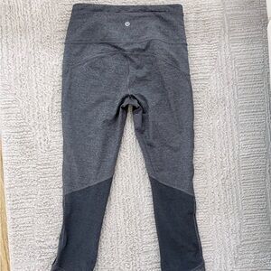Lululemon Athletica Dark Gray Leggings